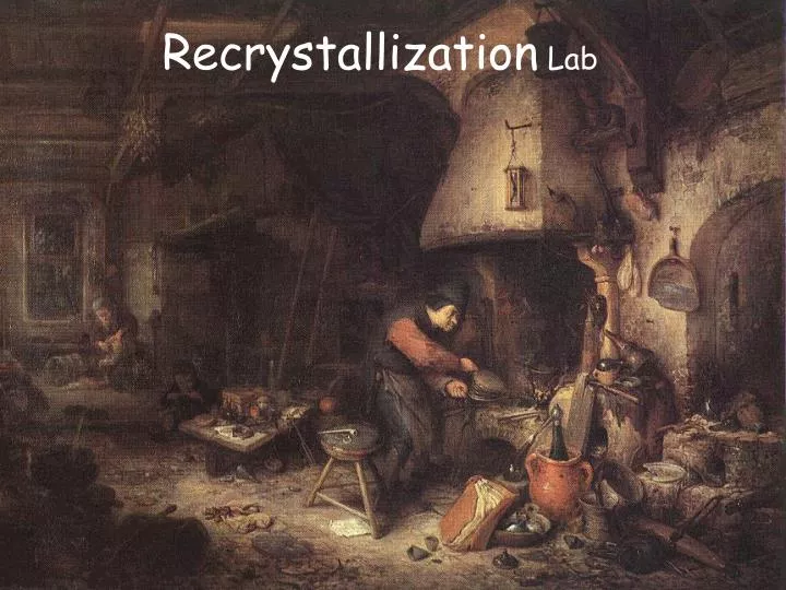 recrystallization lab