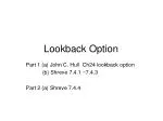 Lookback Option - slide 1