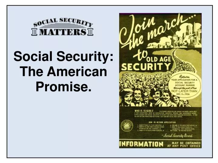 social security the american promise
