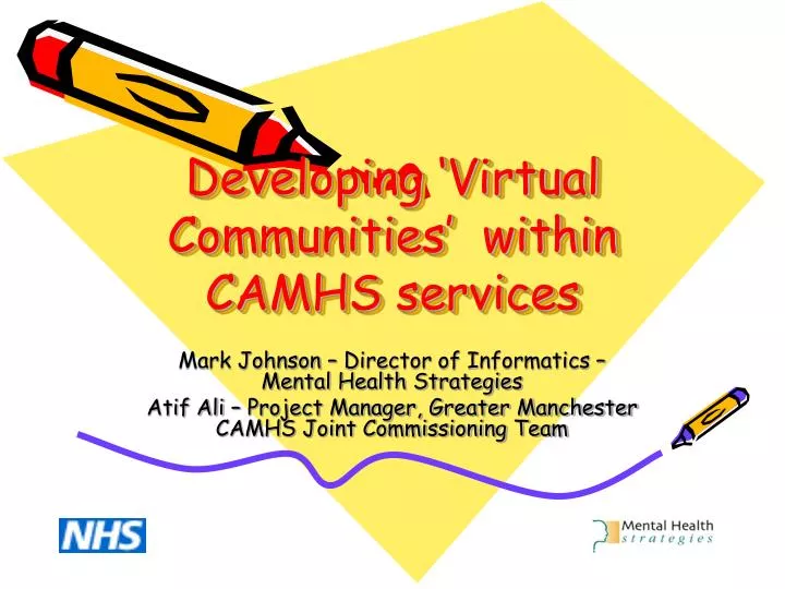 developing virtual communities within camhs services