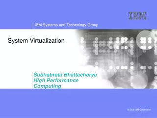 System Virtualization