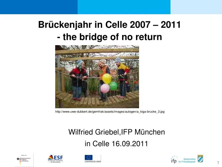 br ckenjahr in celle 2007 2011 the bridge of no return