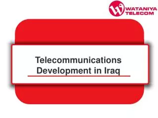 Telecommunications Development in Iraq