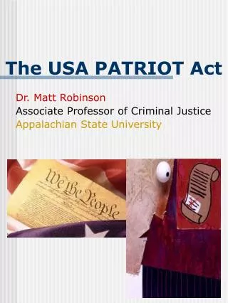 The USA PATRIOT Act