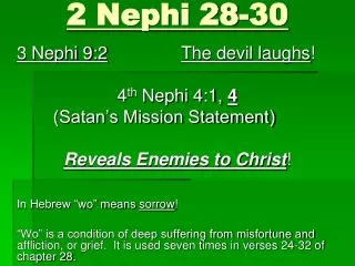 2 Nephi 28-30