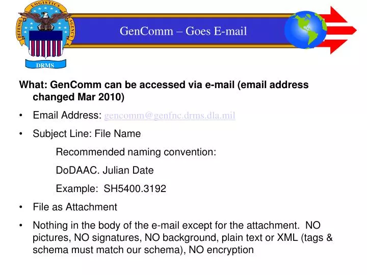 gencomm goes e mail