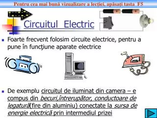 Circuitul Electric