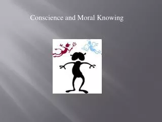 Conscience and Moral Knowing