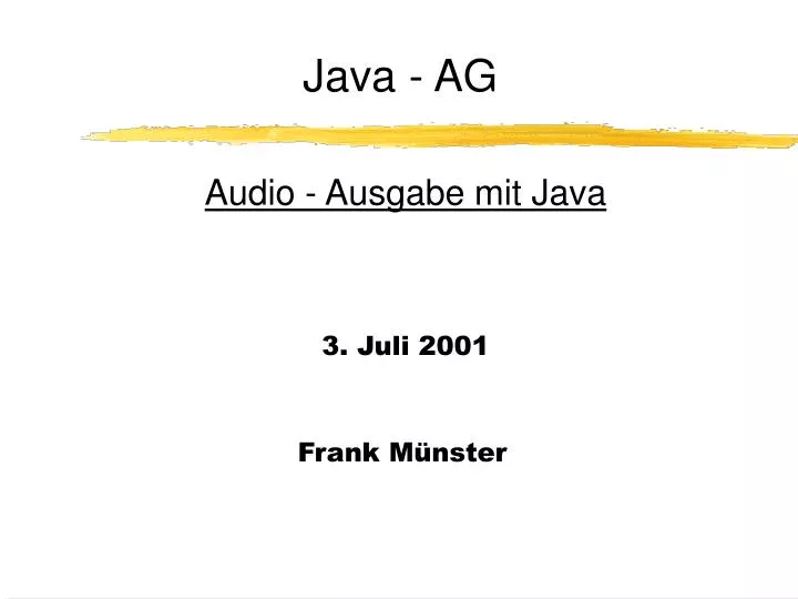 java ag