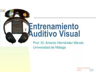 Entrenamiento Auditivo Visual