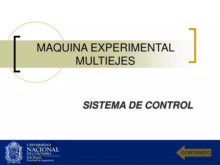 maquina experimental multiejes