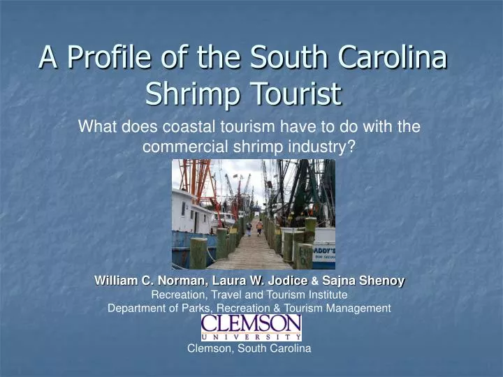 a profile of the south carolina shrimp tourist