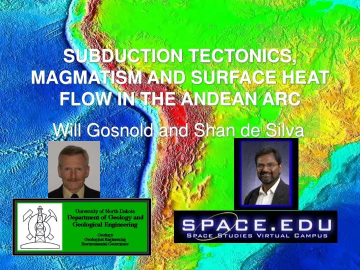 subduction tectonics magmatism and surface heat flow in the andean arc