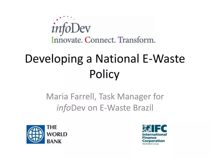 developing a national e waste policy