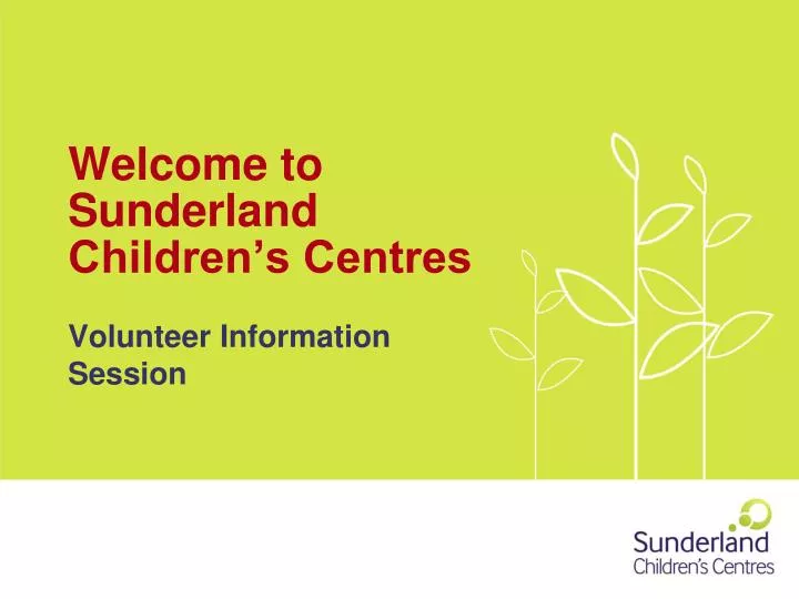 welcome to sunderland children s centres