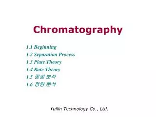 chromatography