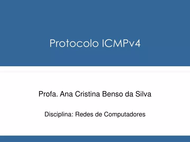 protocolo icmpv4