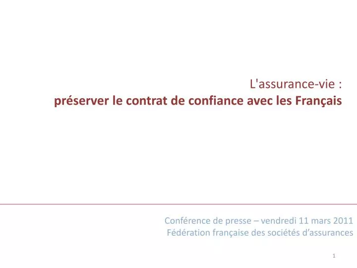 l assurance vie pr server le contrat de confiance avec les fran ais