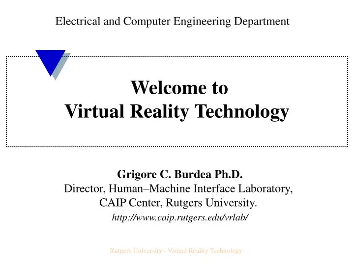 welcome to virtual reality technology