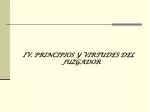 IV. PRINCIPIOS Y VIRTUDES DEL JUZGADOR - slide 1
