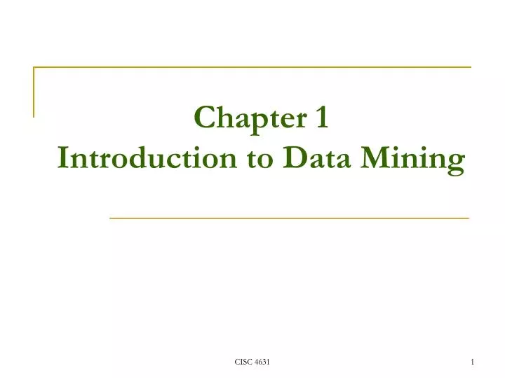 chapter 1 introduction to data mining