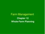 Farm Management - slide 1
