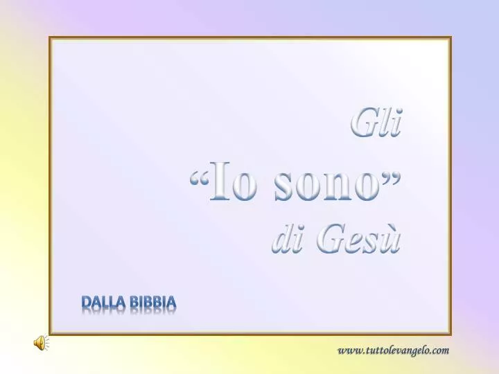 gli io sono di ges