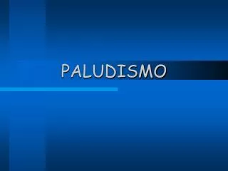 paludismo