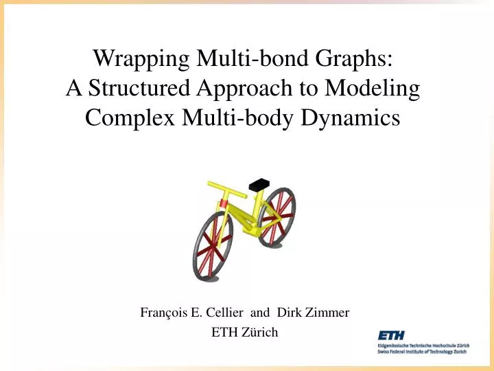 wrapping multi bond graphs a structured approach to modeling complex multi body dynamics