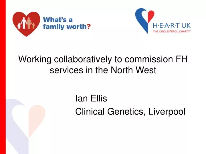 working collaboratively to commission fh services in the north west