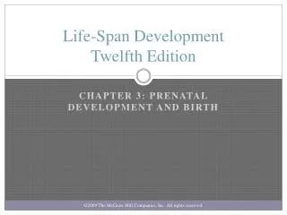 Life-Span Development Twelfth Edition