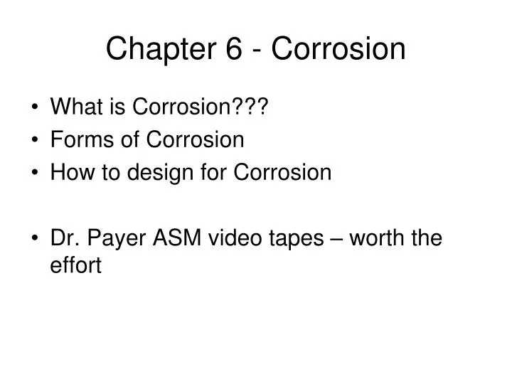 chapter 6 corrosion