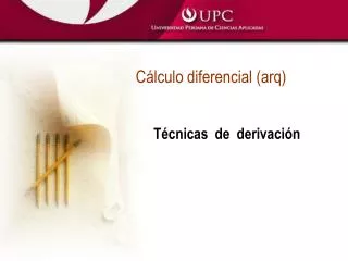 c lculo diferencial arq