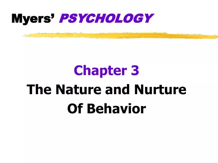 myers psychology