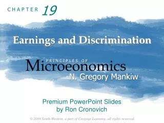 Earnings and Discrimination