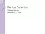 Portion Distortion - slide 1