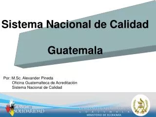 Sistema Nacional de Calidad Guatemala