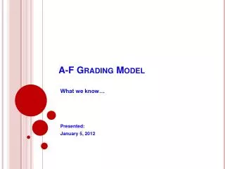 A-F Grading Model