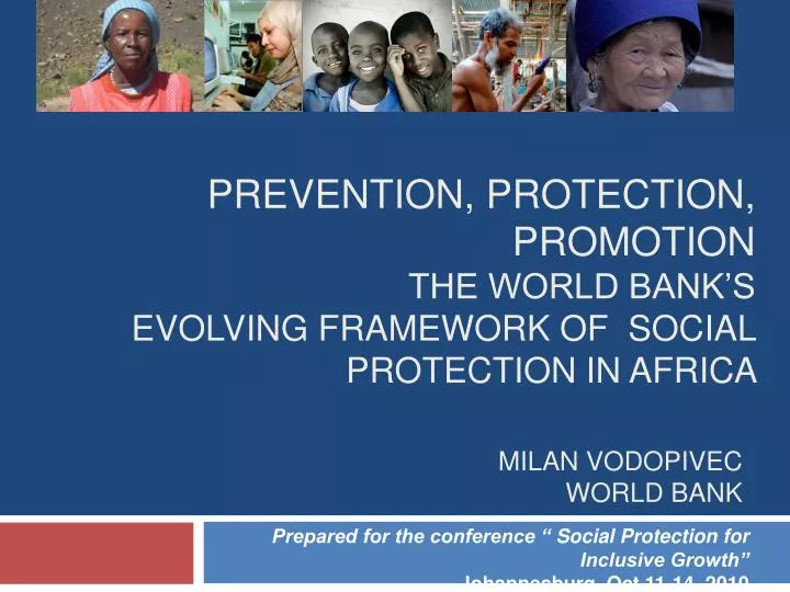prevention protection promotion the world bank s evolving framework of social protection in africa