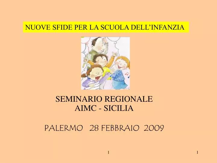 seminario regionale aimc sicilia palermo 28 febbraio 2009
