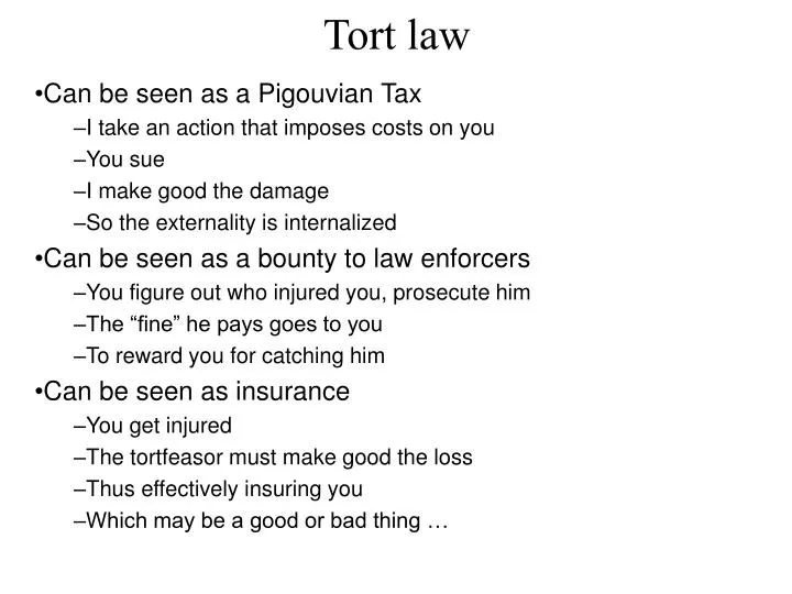 tort law