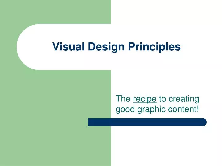 visual design principles