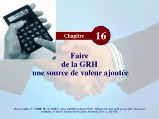 faire de la grh une source de valeur ajout e