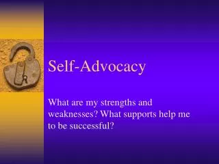 Self-Advocacy