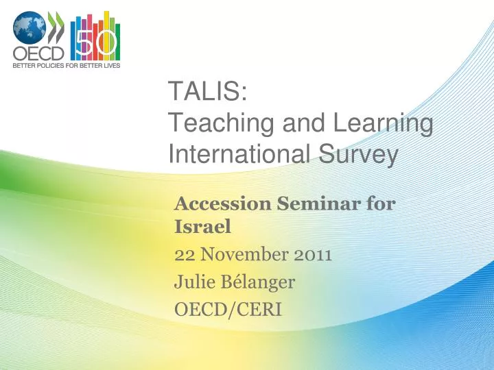 talis teaching and learning international survey