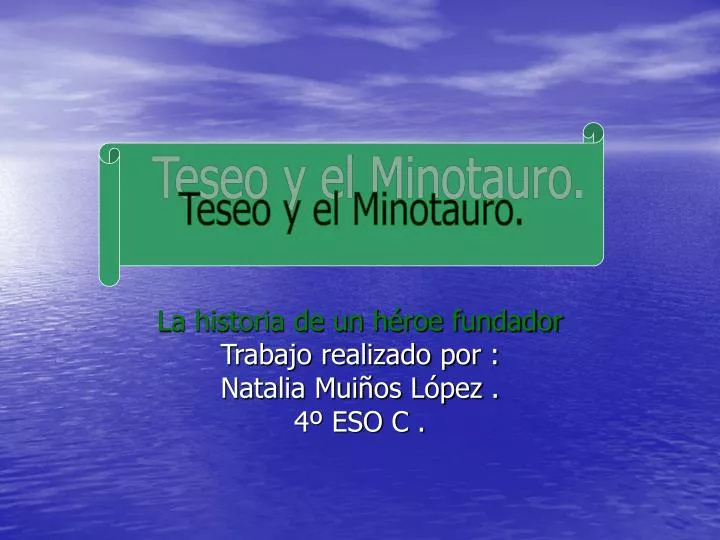 la historia de un h roe fundador trabajo realizado por natalia mui os l pez 4 eso c