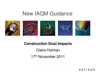 New IAQM Guidance
