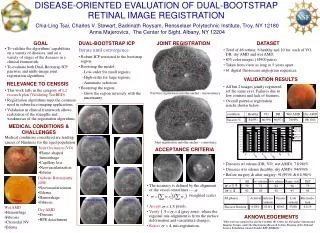 DISEASE-ORIENTED EVALUATION OF DUAL-BOOTSTRAP RETINAL IMAGE REGISTRATION