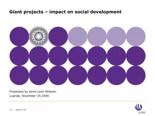 Giant projects – impact on social development