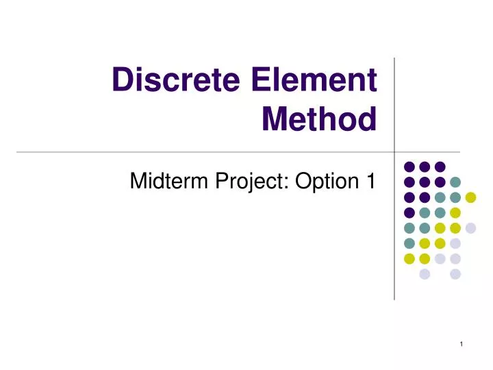 discrete element method